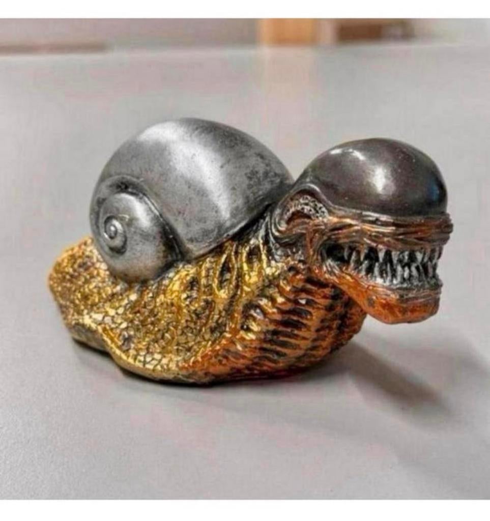 Statue d'escargot extraterrestre, monstre déco escargot 16cm, Collections, Enlèvement ou Envoi, Neuf, Fantasy