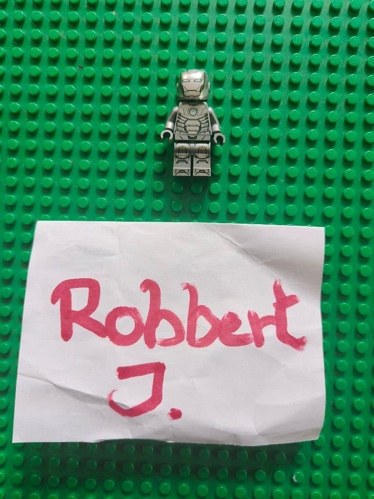 LEGO minifiguur Iron man mark 2 armor sh0667, Gebruikt, Marvel, Lego, Ophalen of Verzenden