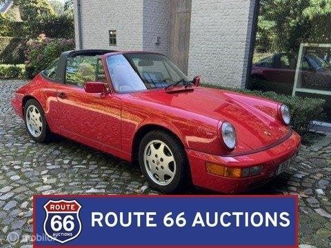 Porsche 911 Carrera 2 Targa | 1991 | Route 66 Auctions, Auto's, Zwart, Bedrijf, Overige carrosserie, Porsche