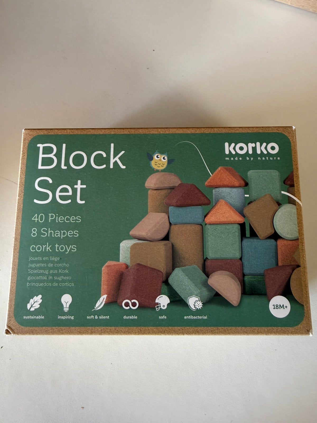 Korko kurken blokkenset 40 stuks, Ophalen, Nieuw