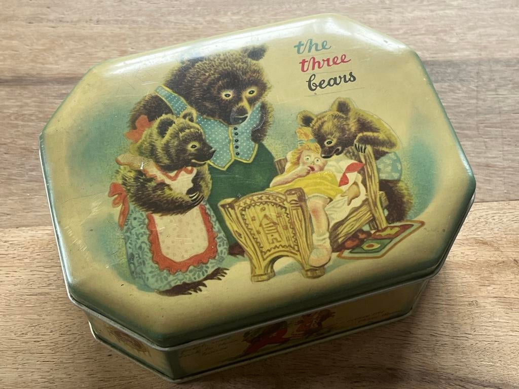 Boîte métallique Chocolat Côte d'Or  Les trois ours, Collections, Boîte en métal, Comme neuf, Enlèvement ou Envoi