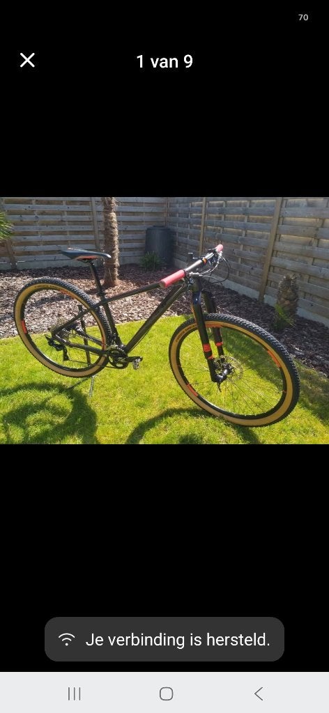 Moutainbike cube full carbon 29 inch maat Small, Fietsen en Brommers, Ophalen, Zo goed als nieuw, Schijfrem, Overige merken
