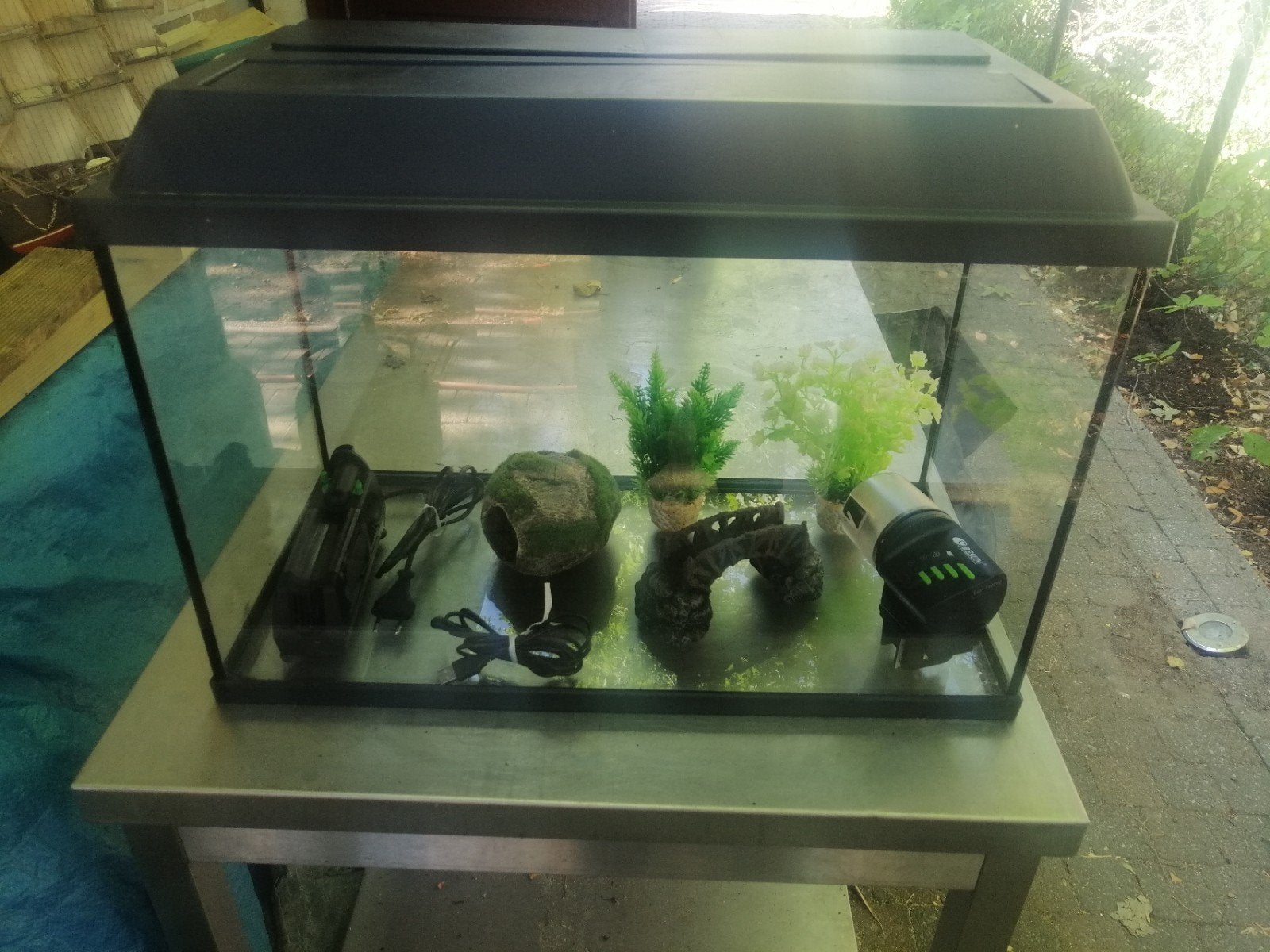Aquarium met toebehoren., Ophalen, Filter