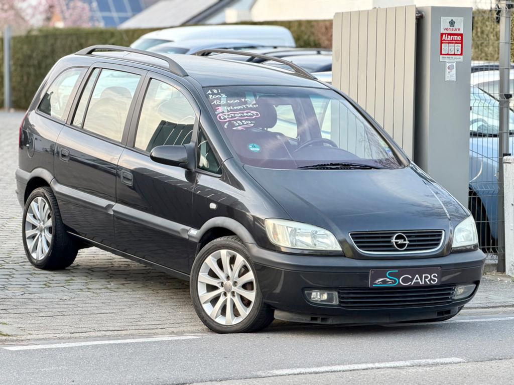 Opel zafira 1.8i ** Automatiek ** 7 Plaatsen ** 120.000 km**, 82 kW, 4 cilinders, Electronic Stability Program (ESP), Bedrijf