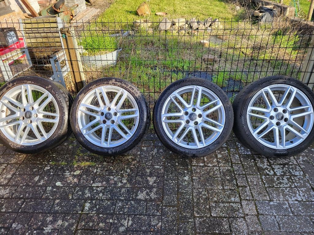18 Inch originele Audi velgen te koop, Pneus et Jantes, 245 mm, Véhicule de tourisme, Pneus été