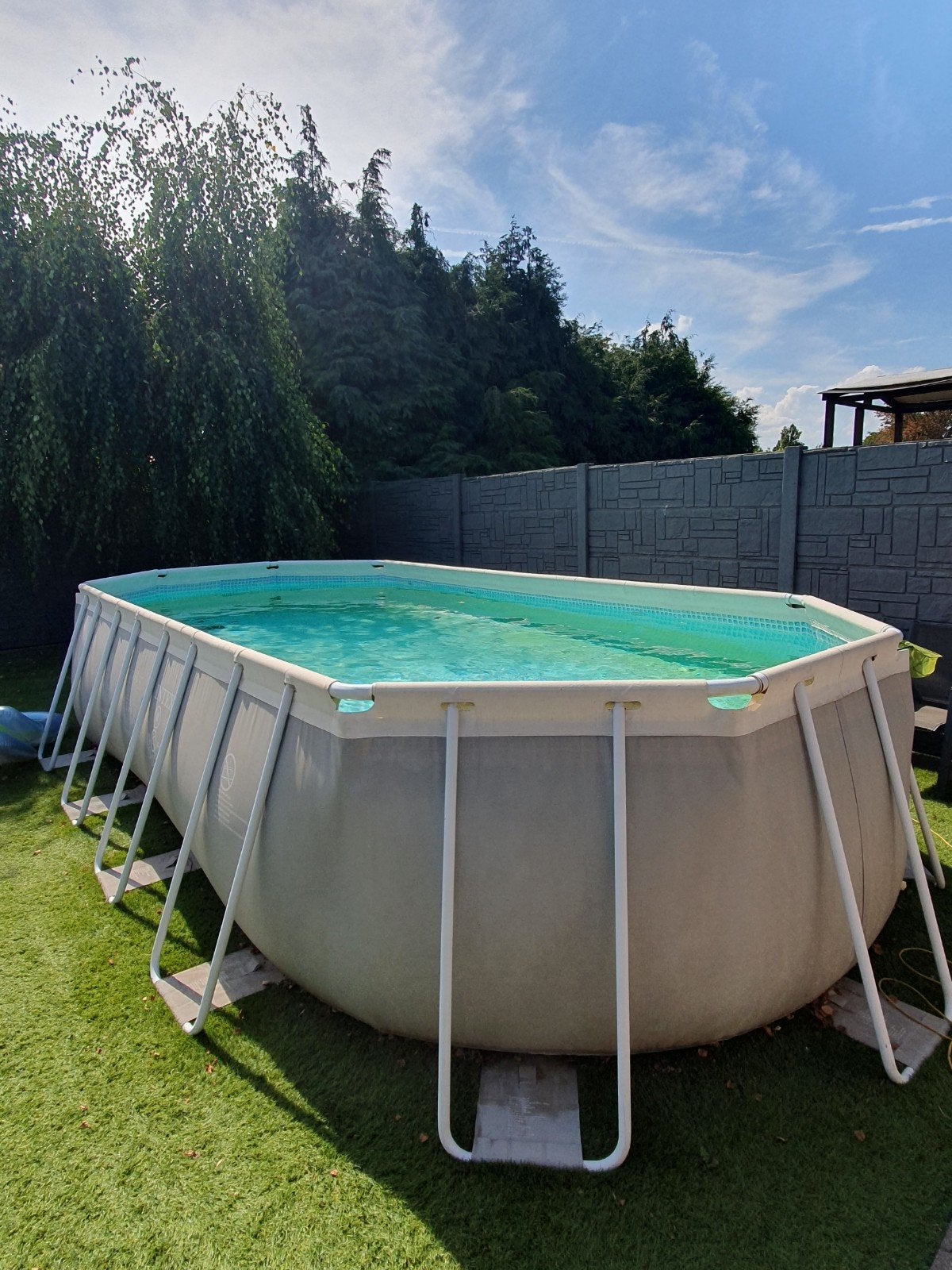 Intex zwembad 6.10 X 305 X 122cm, Gebruikt, 300 cm of meer, Rechthoekig, Ophalen