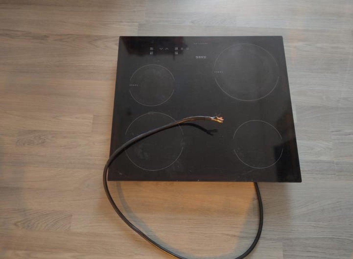 Kookplaat inductie AEG, Ophalen, Gebruikt, 4 kookzones, Inbouw