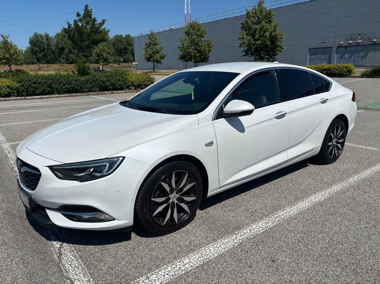 Opel Insignia 2017, Auto's, Voorwielaandrijving, Euro 6, Wit, Leder