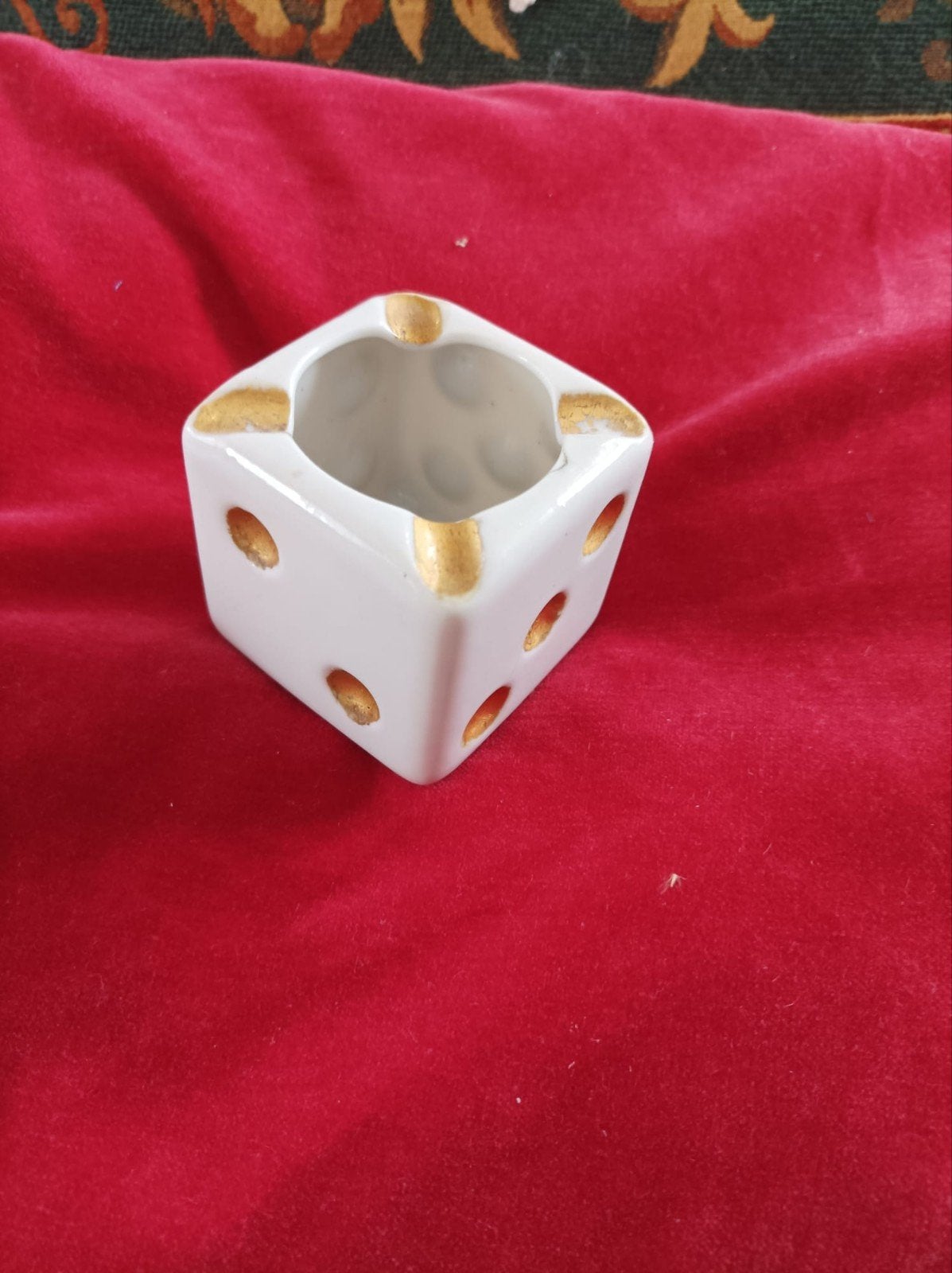 Cendrier 5.5 x 5.5 cm  Ashtray Dice, Verzamelen, Ophalen