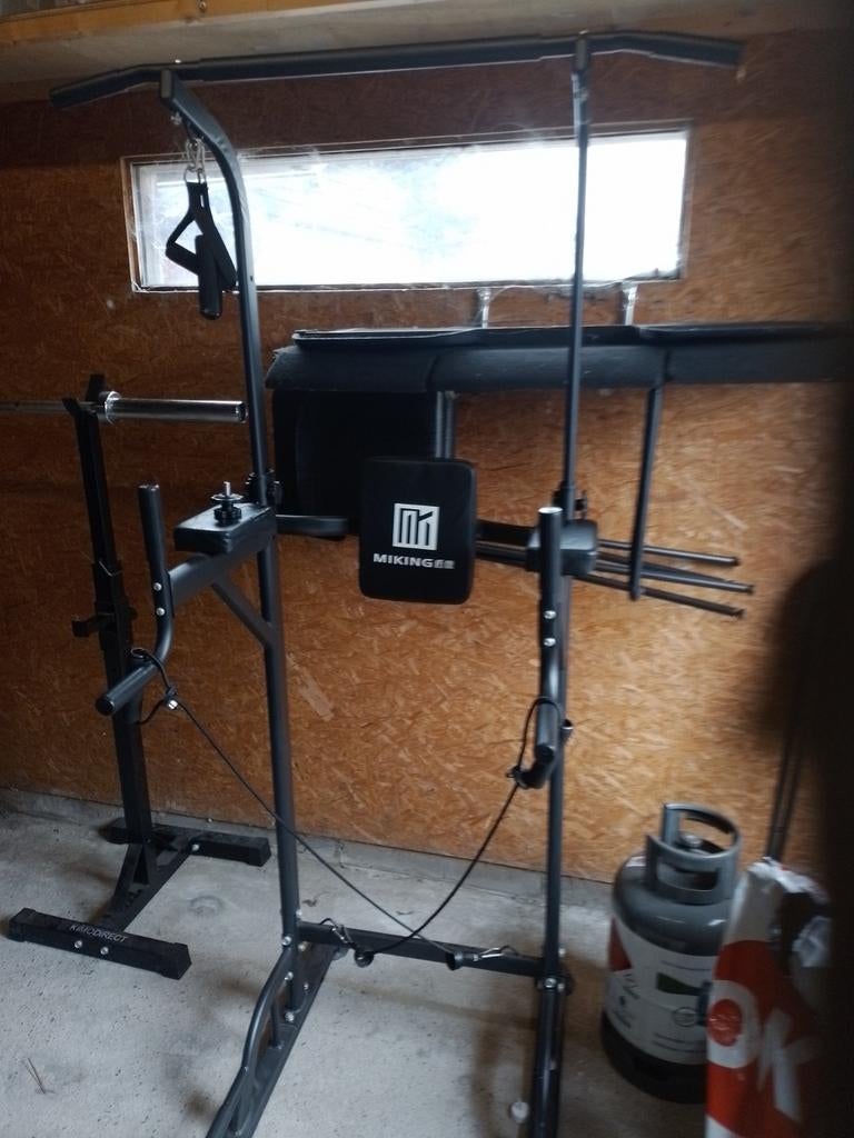 Power tower miking, Sport en Fitness, Ophalen, Gebruikt