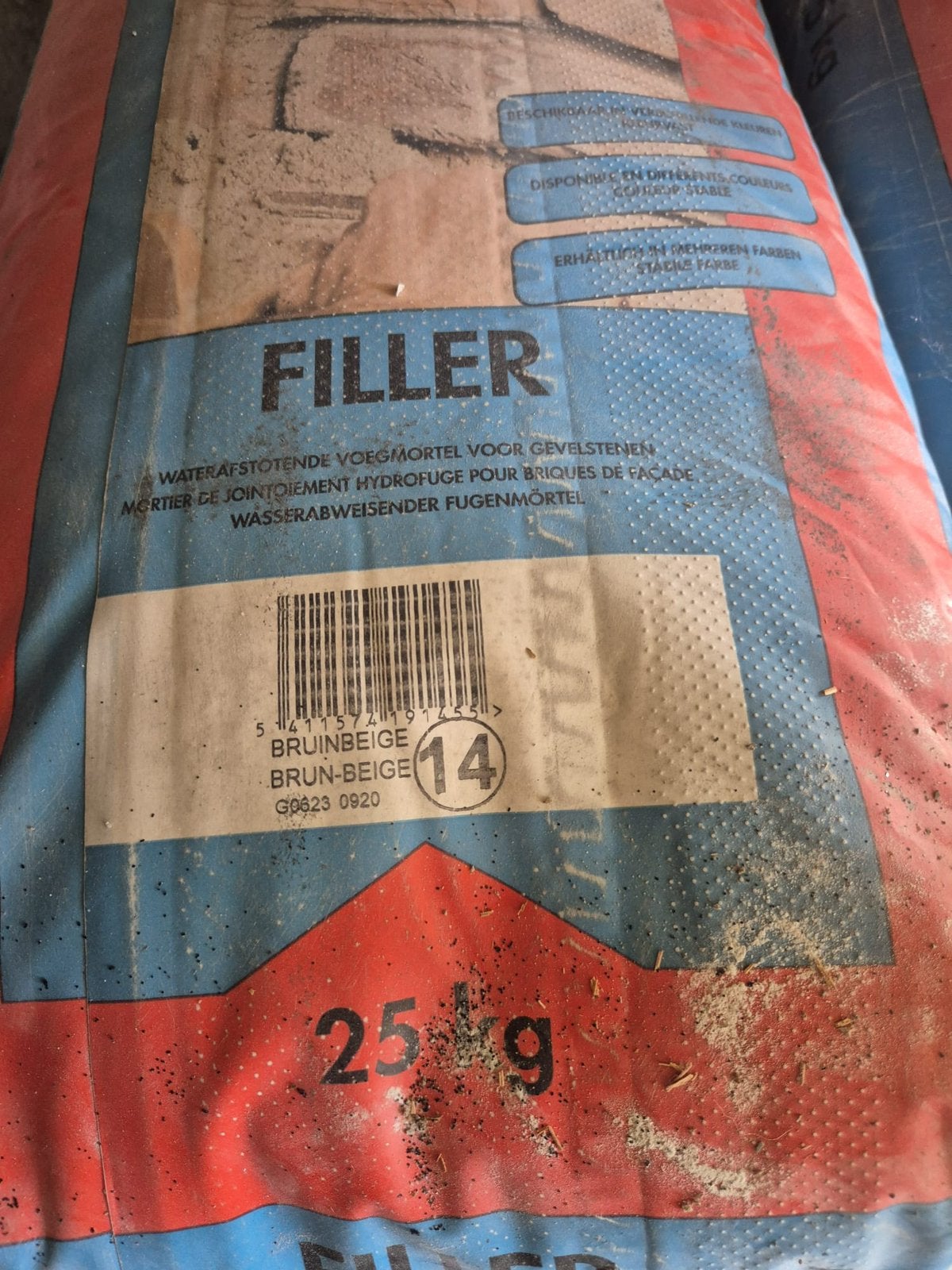 Voegsel diverse kleuren, Ophalen