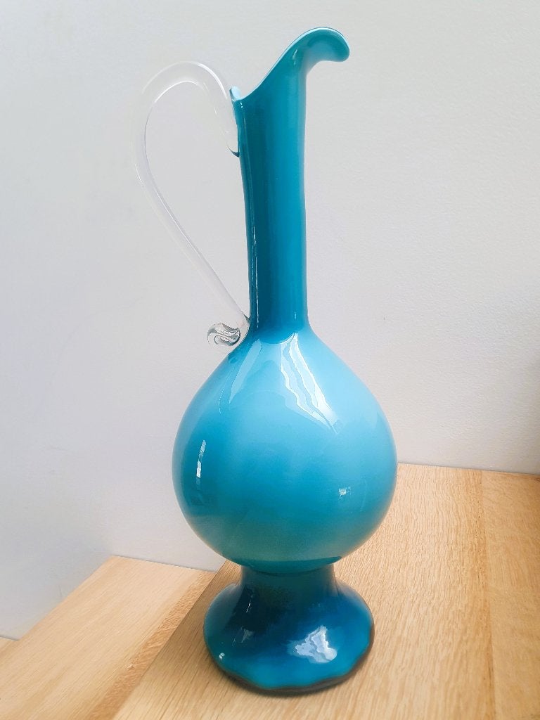 Aiguiere en véritable opaline italienne, Antiquités & Art, Enlèvement