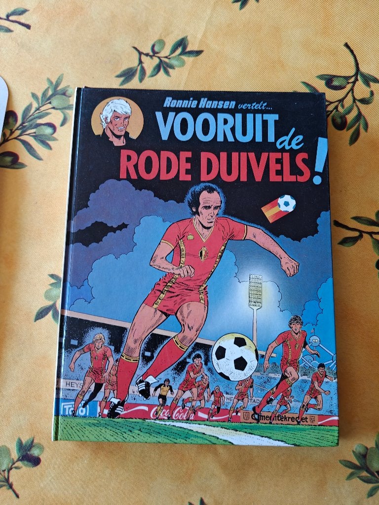 Strip "Vooruit Rode Duivels", Livres, Reading - Hugues, Enlèvement ou Envoi, Une BD, Comme neuf