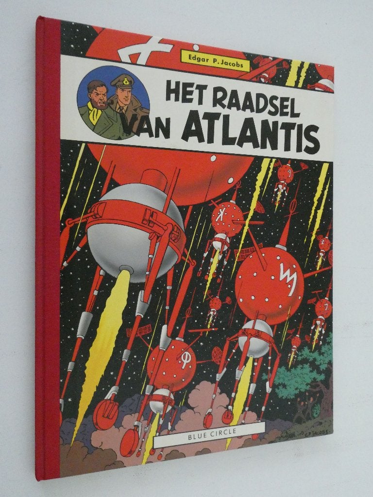 04_HC_G_Het raadsel van Atlantis [Blue Circle, grootformaat, Une BD, Enlèvement ou Envoi, Utilisé, Edgar P. Jacobs