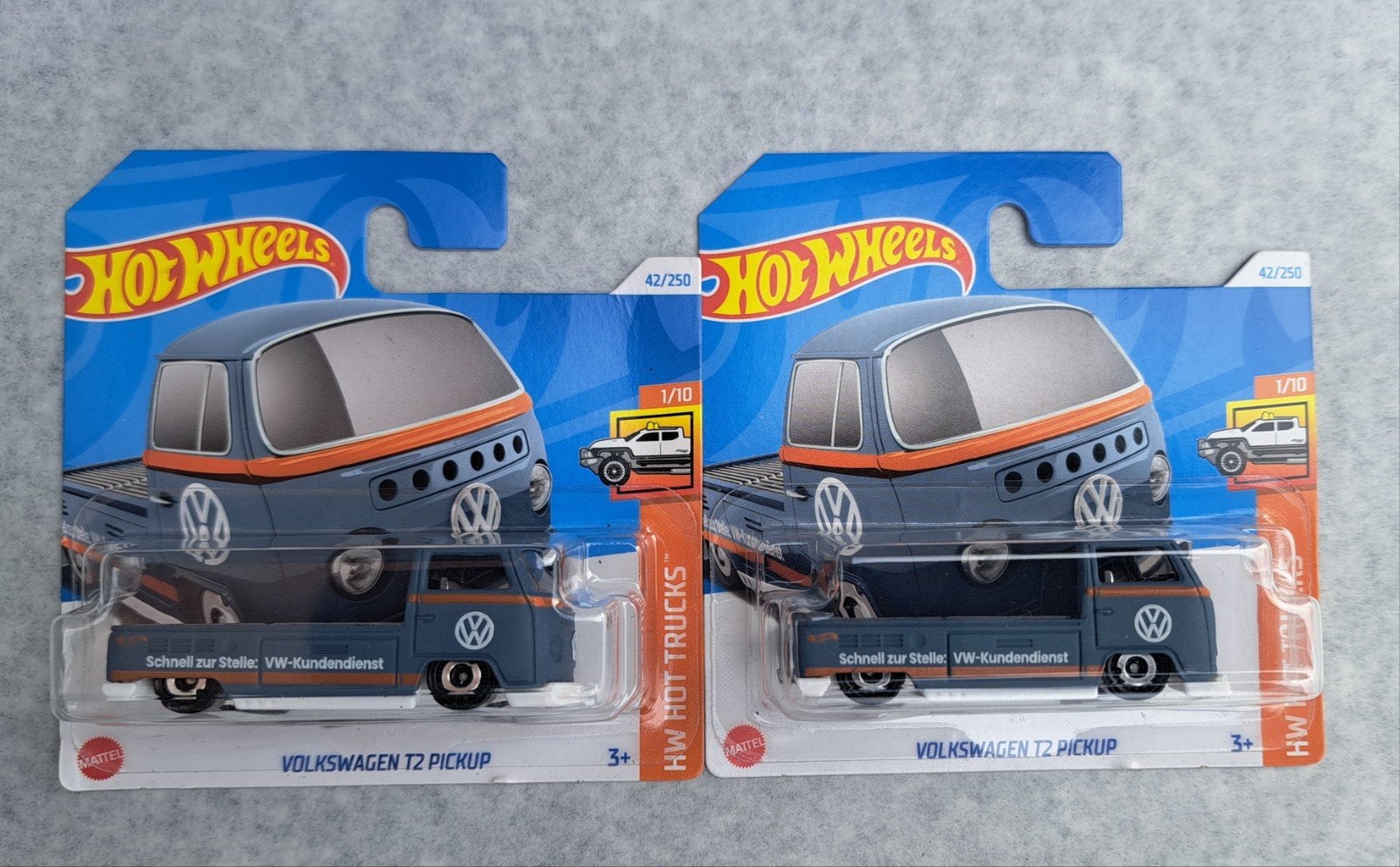 2x vw combi T2 Pick-Up hotwheels, Hobby & Loisirs créatifs, Enlèvement ou Envoi, Comme neuf, Voiture