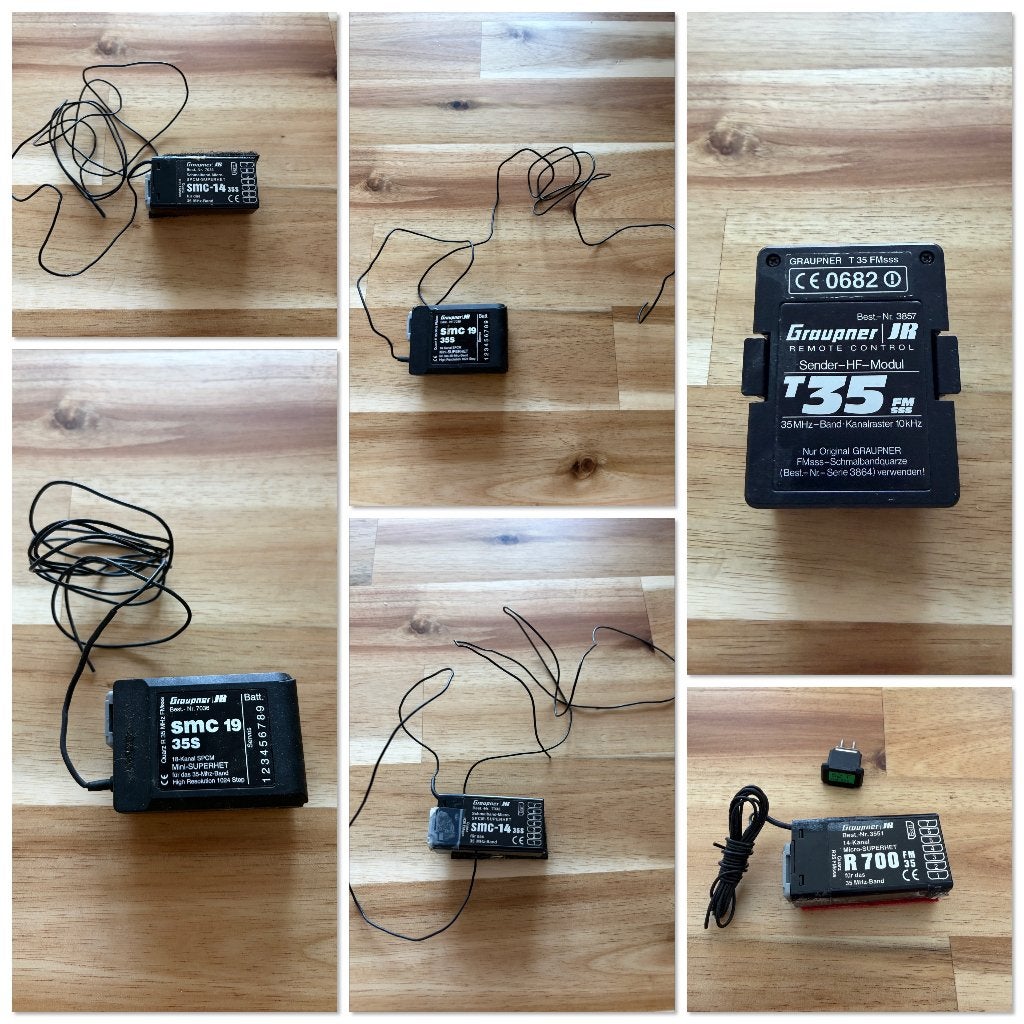 Lot Graupner 35MHz module 3857 + récepteurs SMC-14 SMC19, Hobby & Loisirs créatifs, Modélisme | Radiocommandé & Téléguidé | Avions