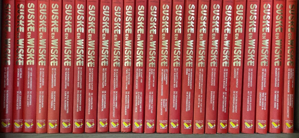 Suske en Wiske hardcover strips 47 stuks, Ophalen, Gelezen, Willy Vandersteen