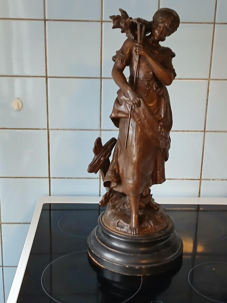 Statue en bronze, Antiek en Kunst, Antiek | Brons en Koper, Ophalen, Brons