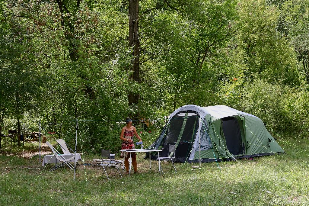 Tente camping Outwell Reddick 5A, Caravanes & Camping, Tentes, jusqu'à 5, Utilisé, Enlèvement