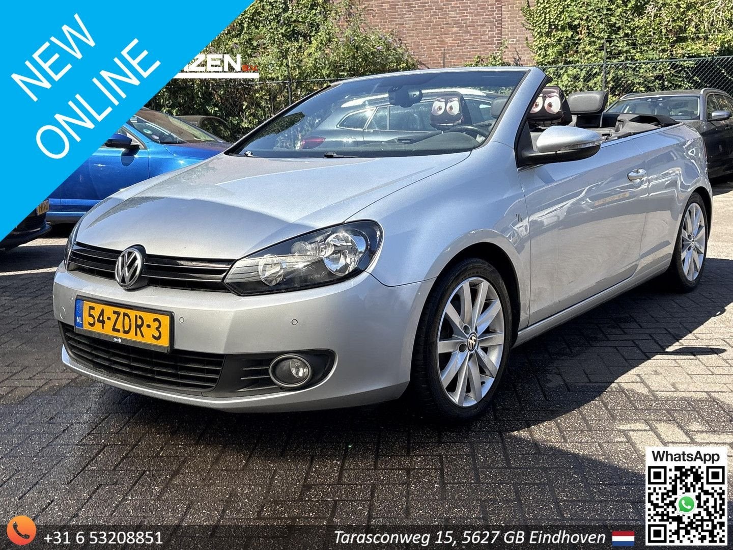 Volkswagen Golf Cabriolet 1.4 TSI KETTING NIET IN ORDE! | DS, Autos, Argent ou Gris, Achat, Cabriolet, Noir