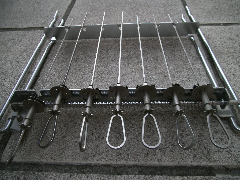 Brochettehouders en braadspit voor oven, Elektronische apparatuur, Oven, Ophalen of Verzenden, Zo goed als nieuw, Inbouw
