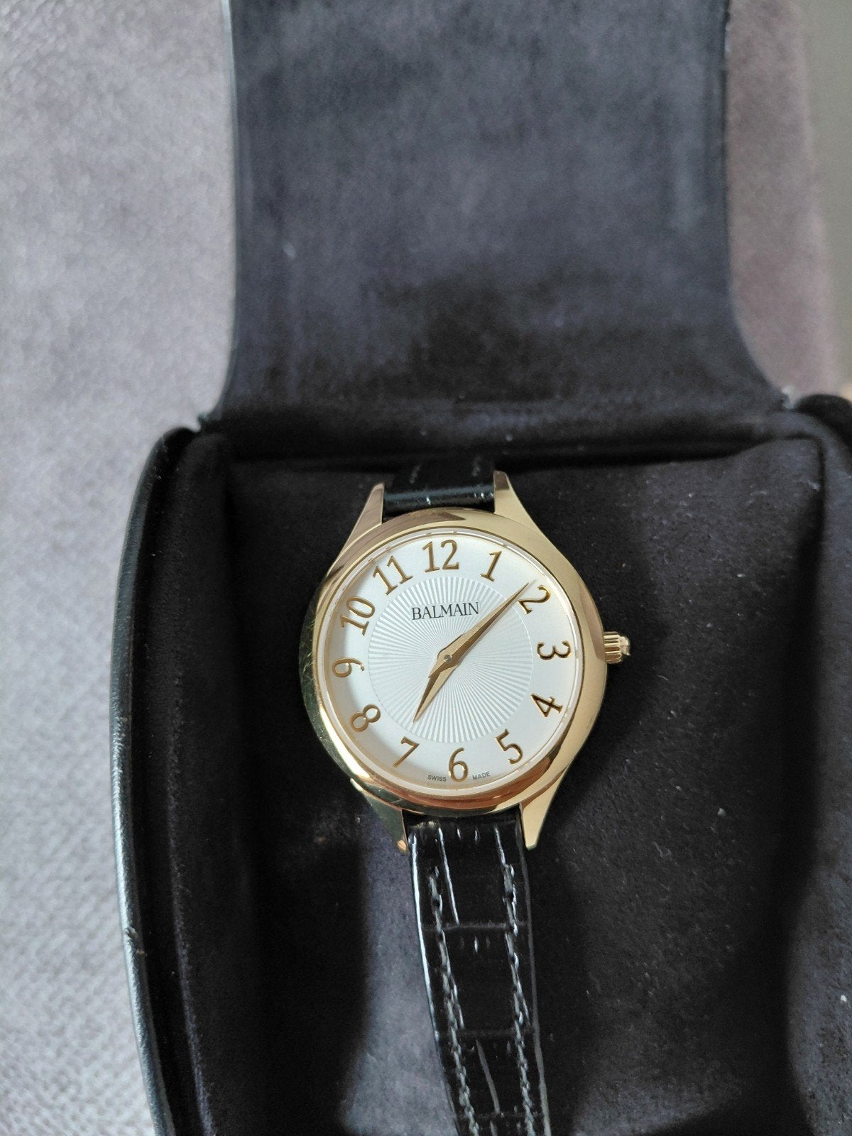 Balmain horloge, Ophalen