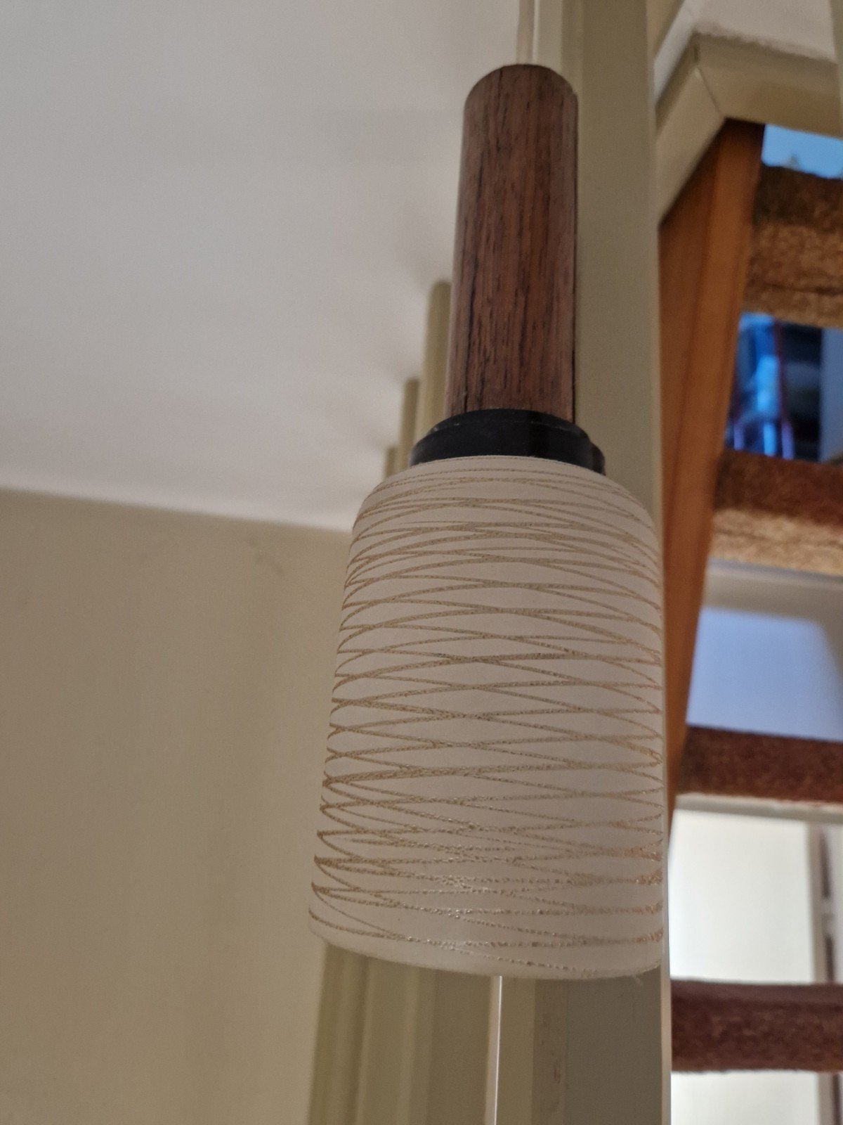 vintage Scandinavische hanglamp, Enlèvement, Utilisé