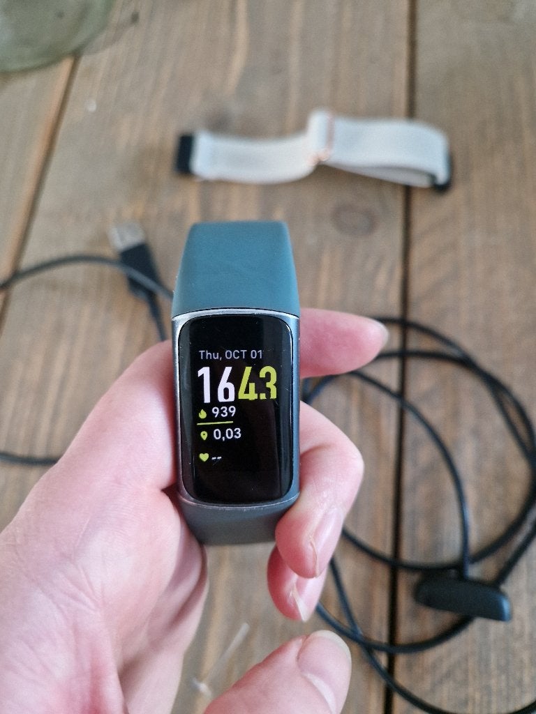 fitbit charge 5, Sport en Fitness, Ophalen of Verzenden, Gebruikt, Overige merken, Waterdicht
