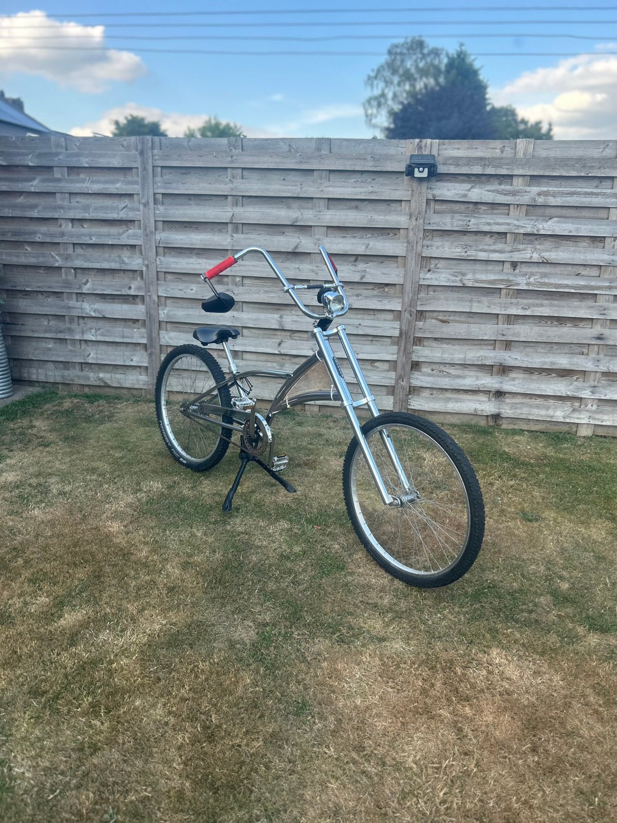 Mooie zeldzame chopperfiets, Ophalen, Gebruikt, Terugtraprem, 20 inch of meer