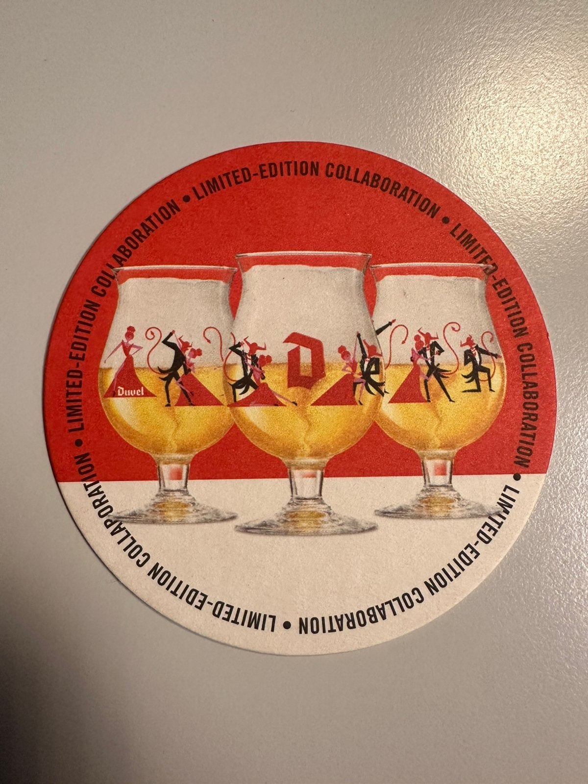 Duvel USA Winking Lizard viltje, Verzamelen, Verzenden, Nieuw, Viltje(s), Duvel