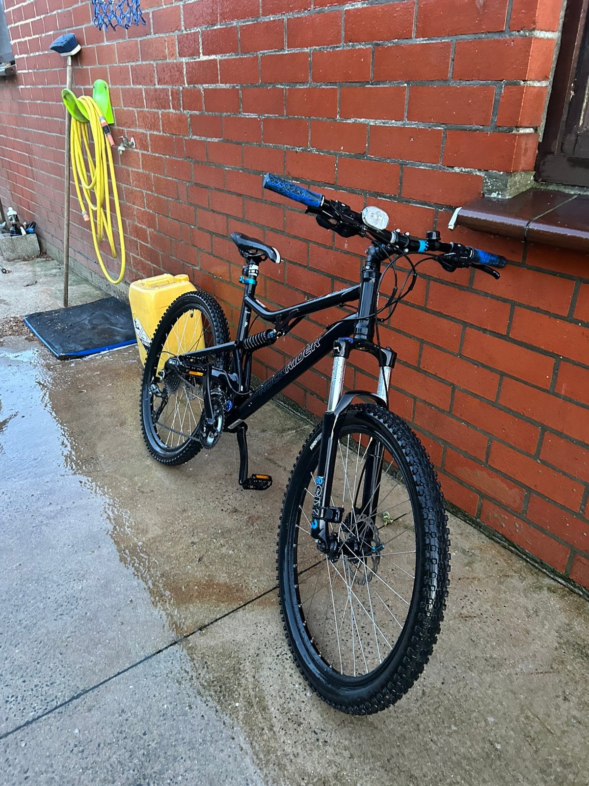 Rockrider full suspension, Fietsen en Brommers, 24 inch of meer, Gebruikt, V-brakes, Aluminium