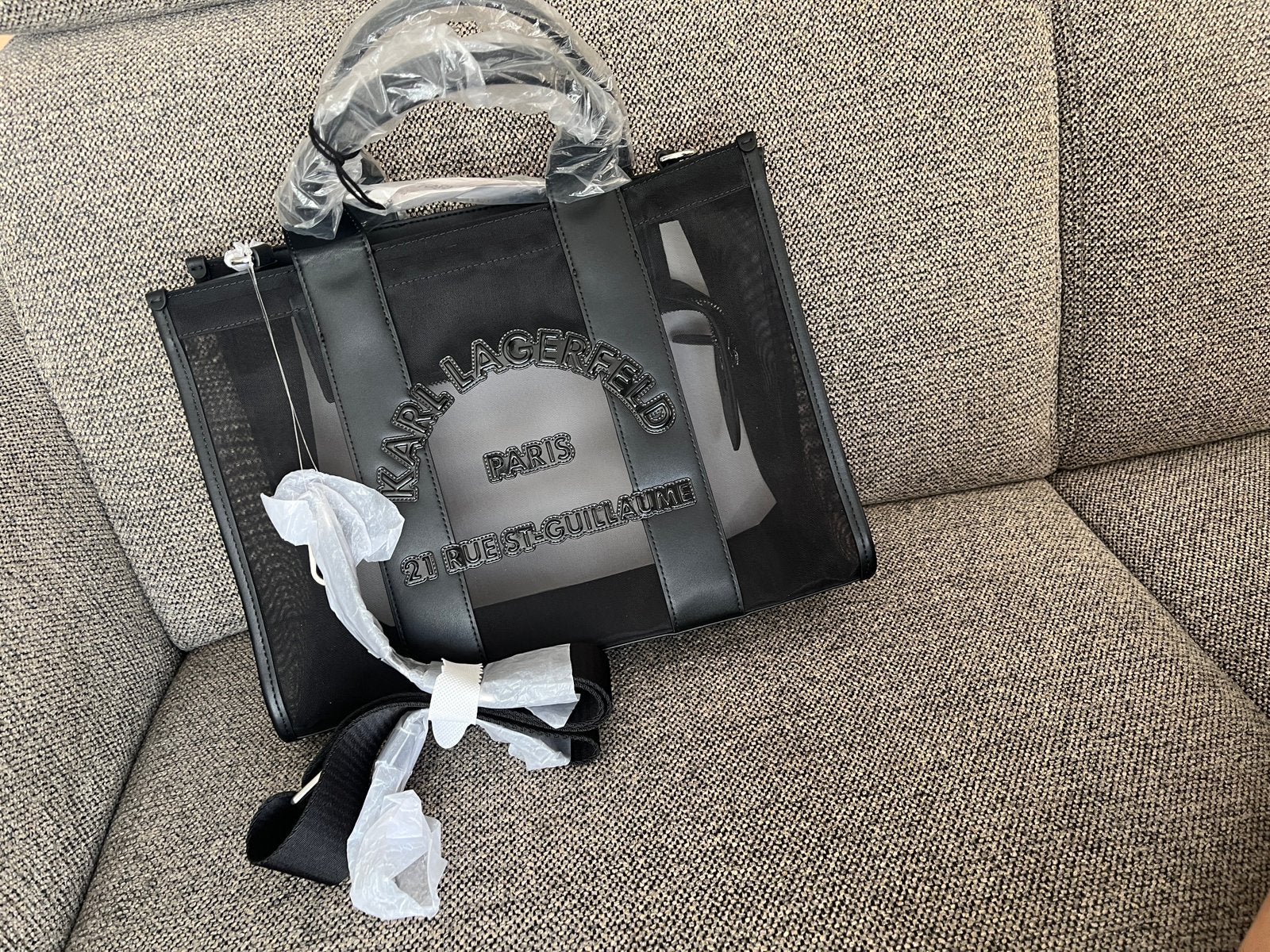 Karl lagerfeld shopper zwart (nieuw in verpakking), Ophalen, Nieuw, Zwart, Overige merken