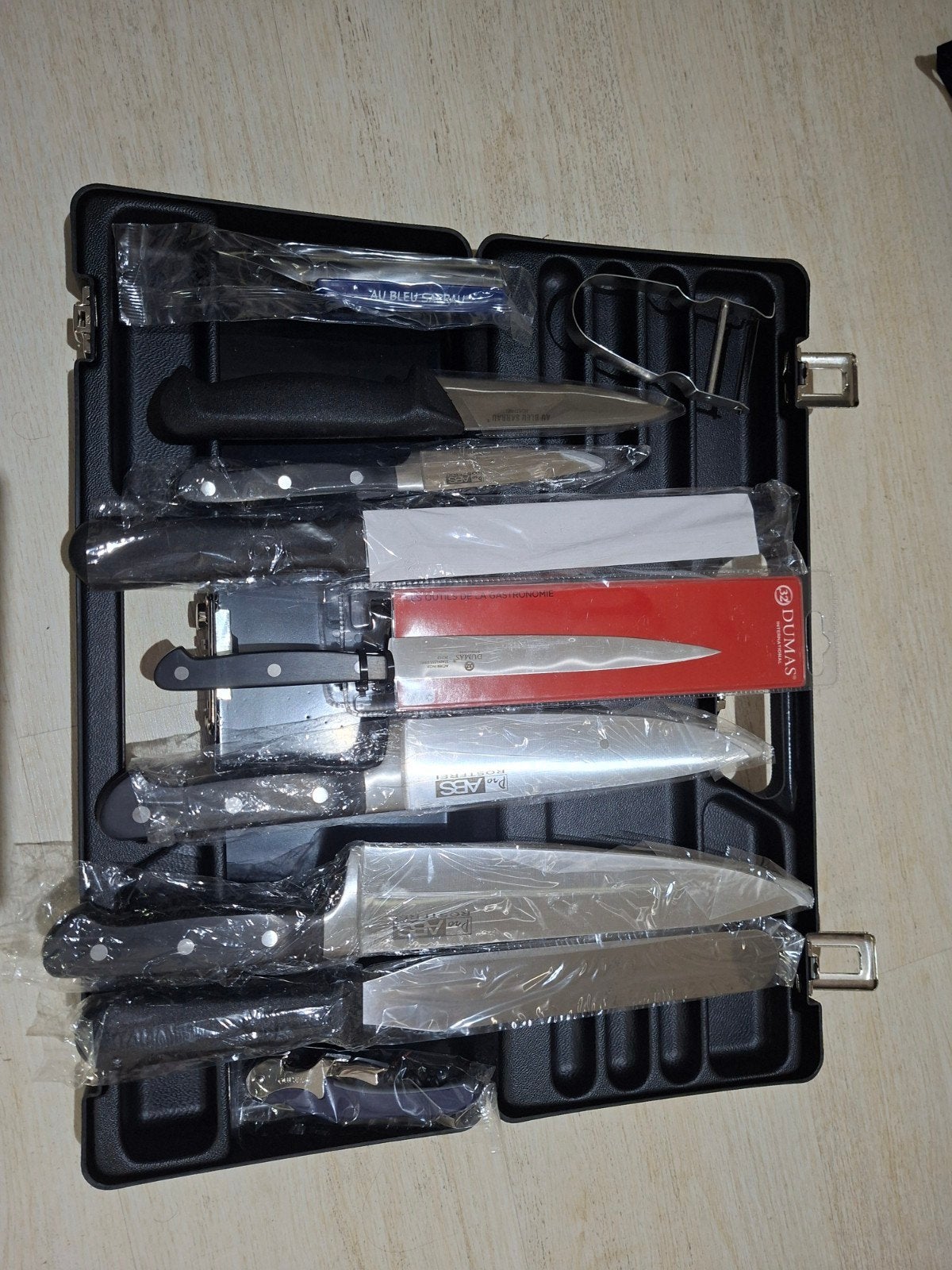 Mallette de couteaux de cuisine pro
