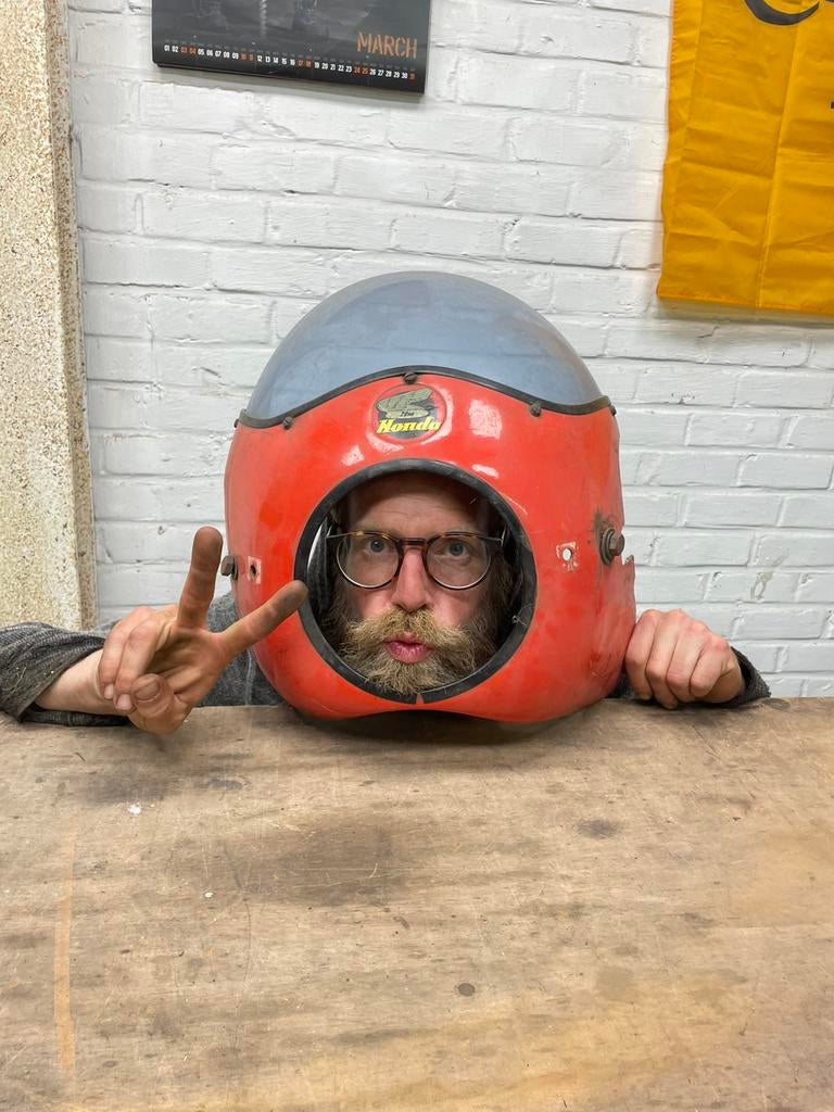 Oldtimer kopcarrenage voor classic moto, Motoren, Ophalen of Verzenden, Gebruikt