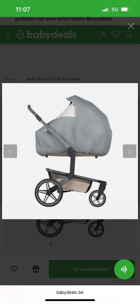 Joolz buggy, Kinderen en Baby's, Ophalen, Gebruikt, Overige merken, Duomodel