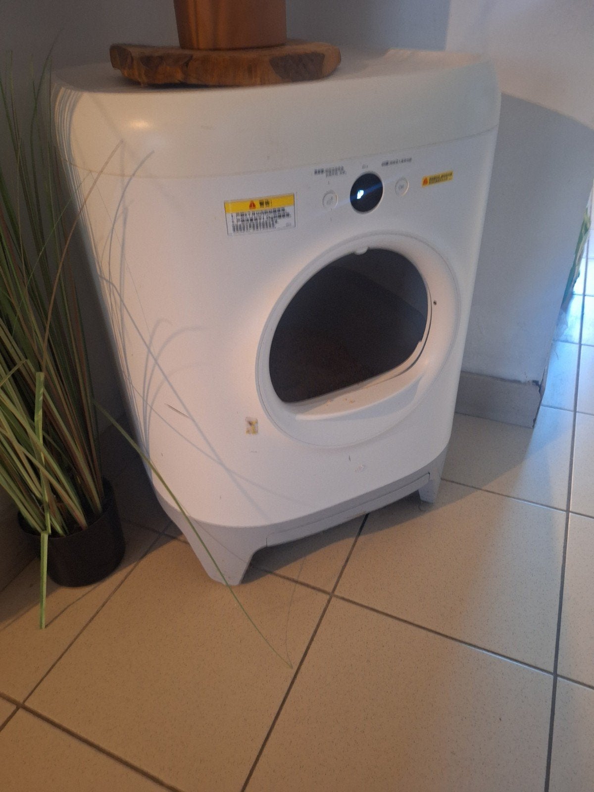 petkit zelfreinigende kattenbak, Ophalen