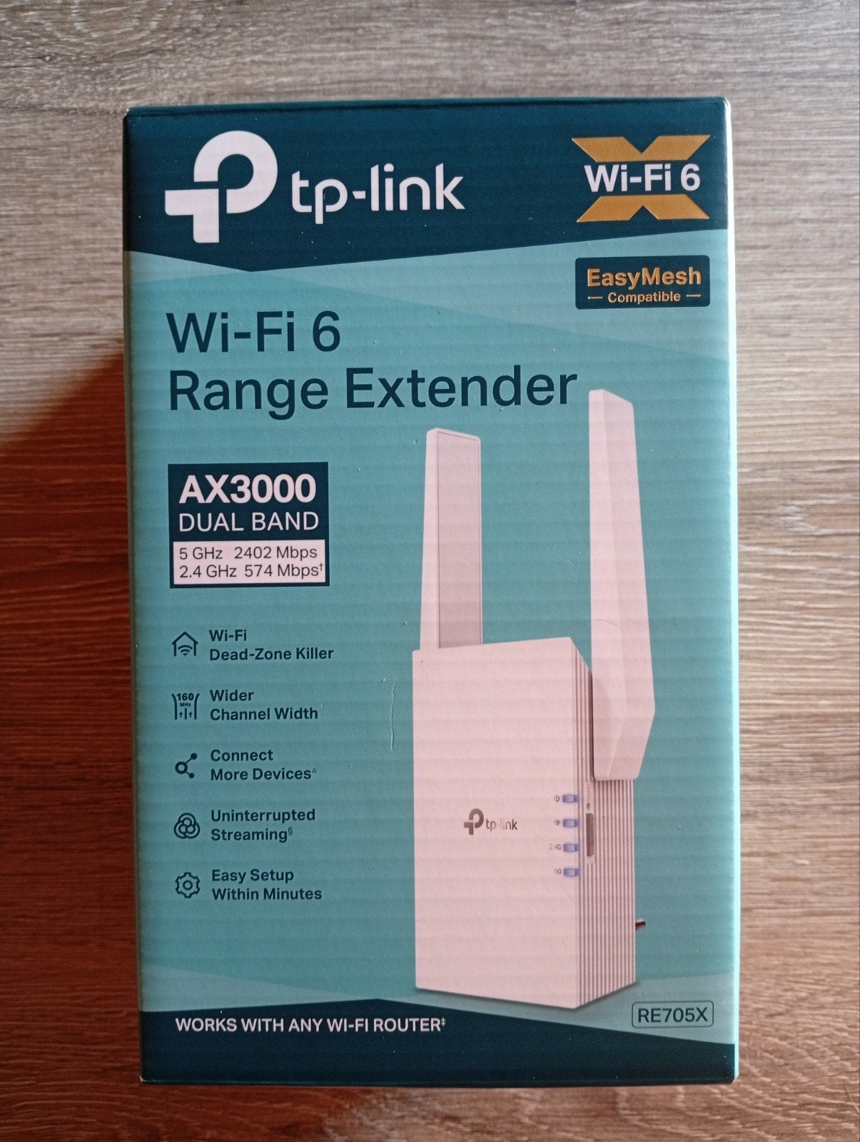 TP-Link RE705X AX3000 WiFi 6 Range Extender - Nieuw, Computers en Software, WiFi-versterkers, Ophalen