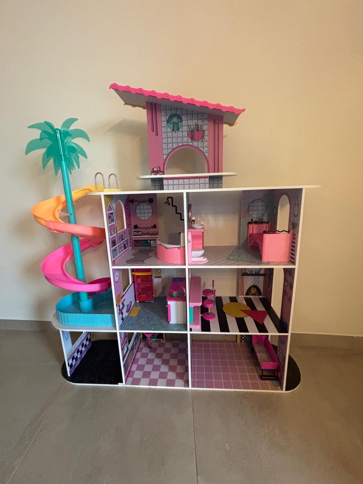 Poppenhuis , als nieuw, Kinderen en Baby's, Ophalen, Zo goed als nieuw, Poppenhuis