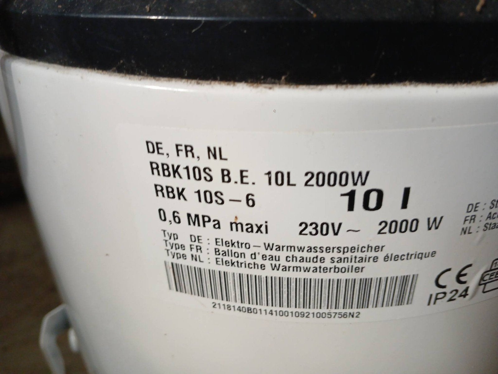waterverwarming onder de gootsteen, Ophalen, 50 tot 100 cm, Zo goed als nieuw, 25 tot 50 cm