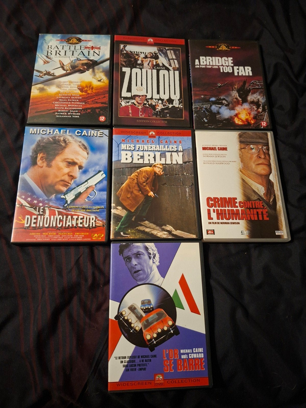 A vendre en dvd liste évolutive Michael Caine, Action, Enlèvement ou Envoi, Comprend un boîtier, Anglais