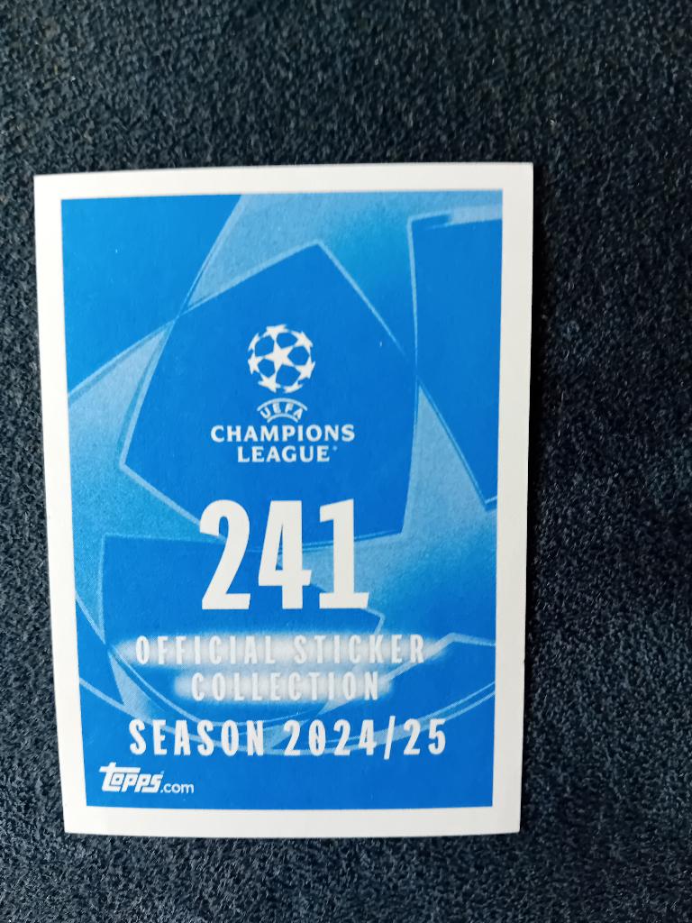 Sticker Topps 24/25 nr 241, Enlèvement ou Envoi, Neuf, Autocollant