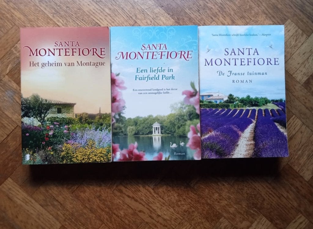 3 boeken Santa Montefiore, Ophalen of Verzenden, Gelezen
