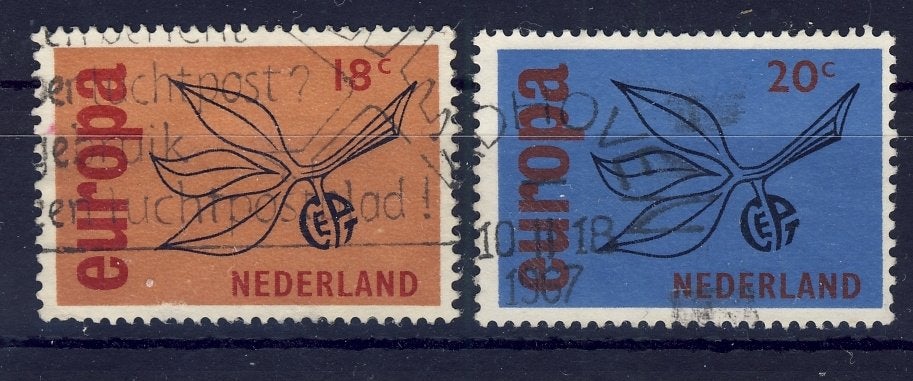 Nederland 1965 - nr 848 - 849, Verzenden, Na 1940, Gestempeld