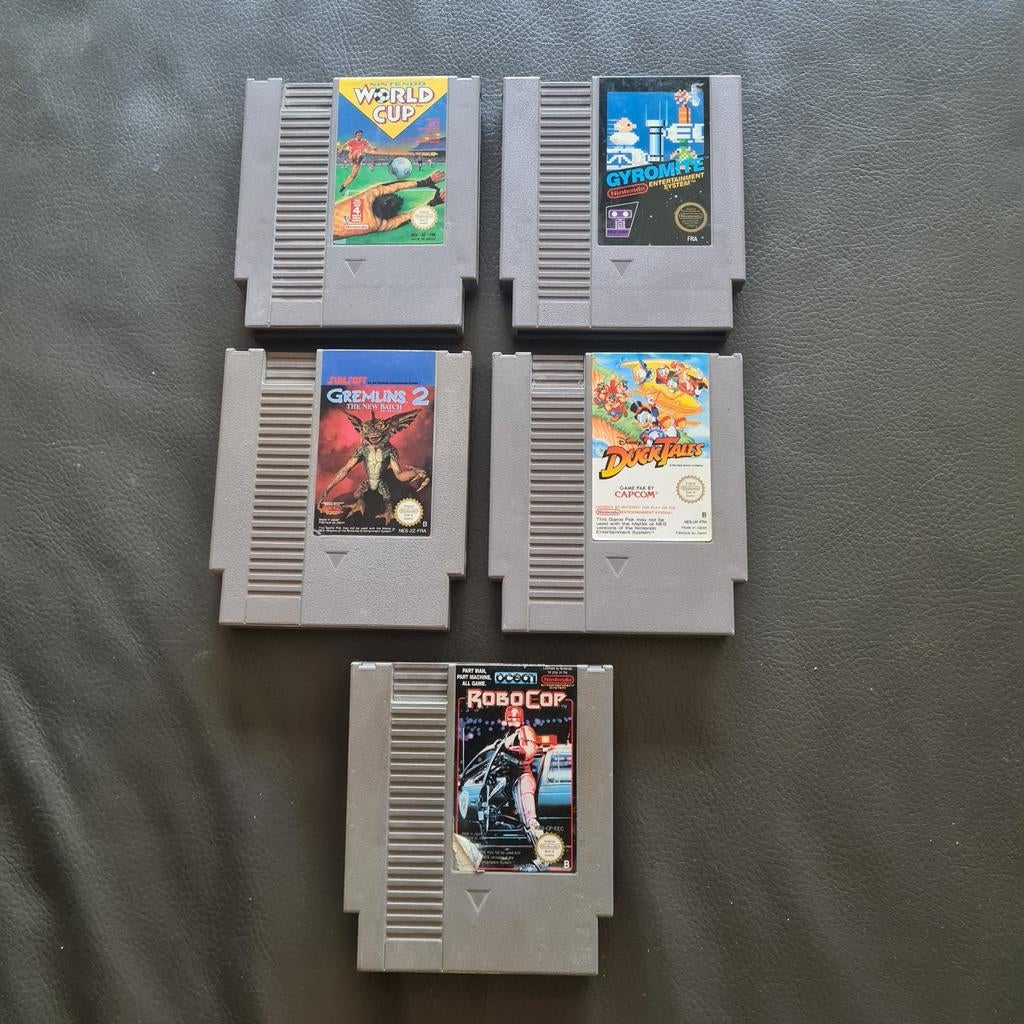 5 jeux Nintendo NES., Consoles de jeu & Jeux vidéo, Jeux | Nintendo NES, Enlèvement ou Envoi, 1 joueur, À partir de 7 ans, Utilisé