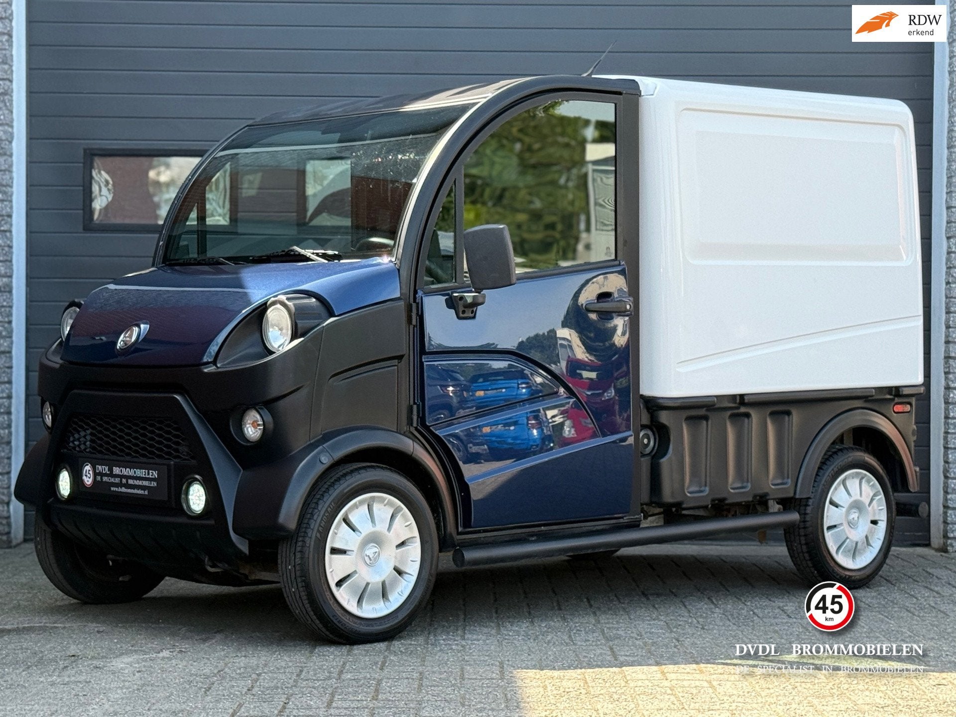 Aixam D-Truck Premium Brommobiel 2021 BTW 26dkm NIEUWSTAAT!, Utilisé, Autres marques