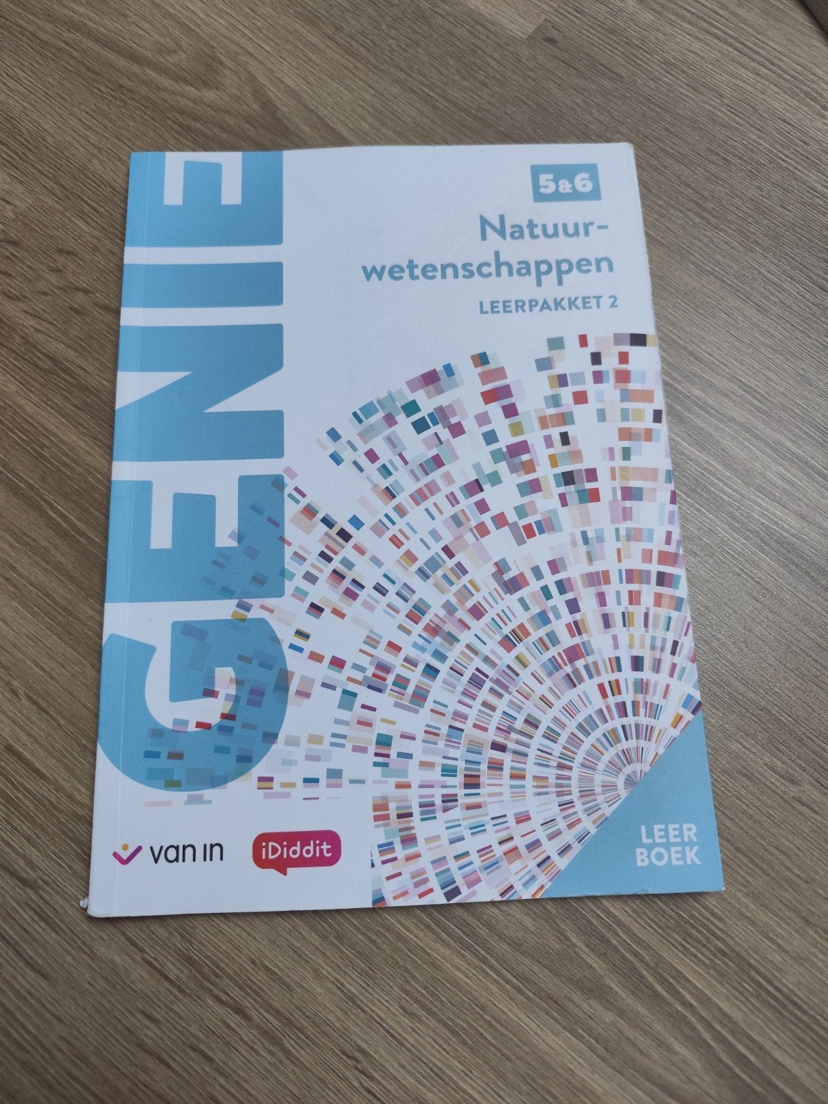 GENIE natuurwetenschappen leerpakket 2 (5&6) iDiddit, Boeken, Ophalen, Nieuw, ASO, Natuurkunde