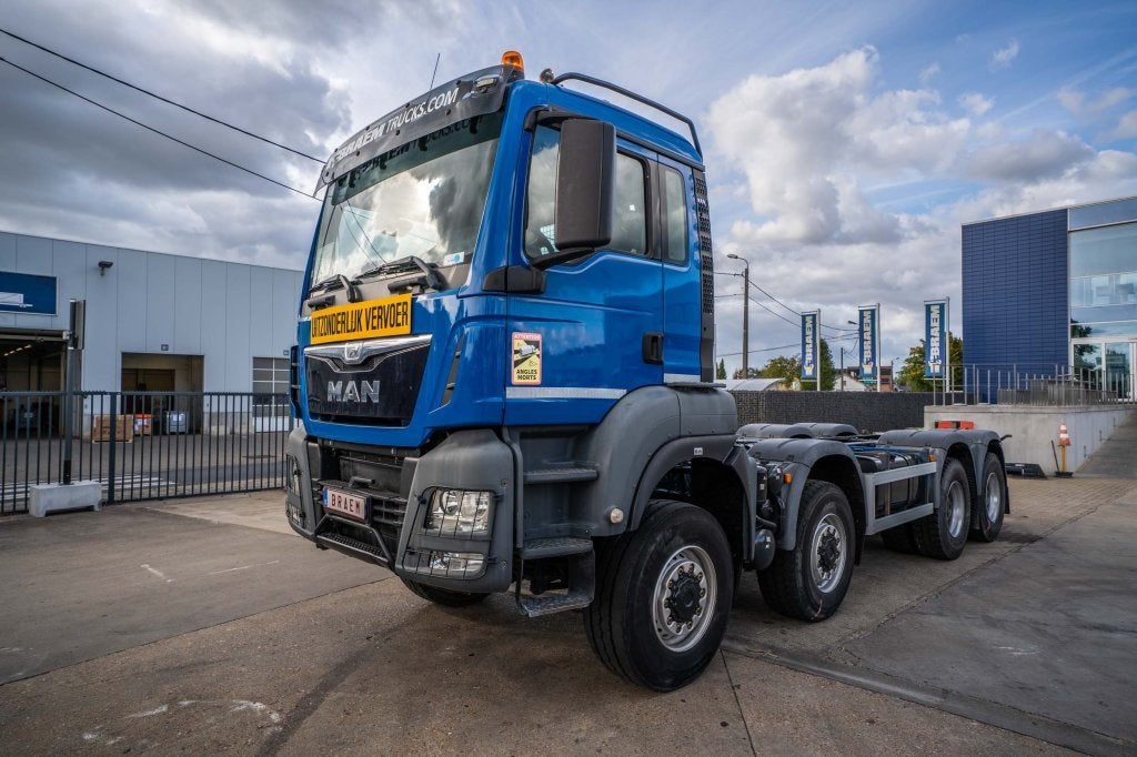 MAN TGS 35.440 BB -8X6 (bj 2015), 324 kW, Blauw, Bedrijf, Te koop