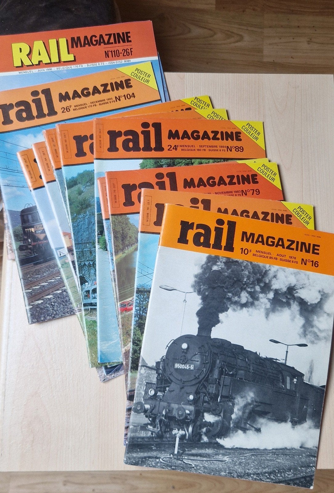 Rail magazines- annee 70, Collections, Trains & Trams, Enlèvement ou Envoi