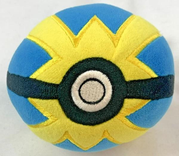 WCT Nintendo Pokémon Quick Ball Pluche Bal Pokeball knuffel, Verzenden, Overige typen, Blauw, Zo goed als nieuw