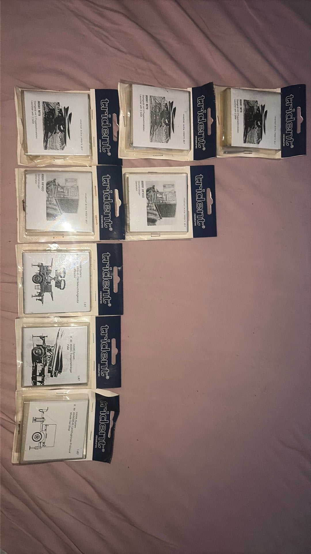 Lot Trident Miniatures militaire bouwkits, Hobby & Loisirs créatifs, Modélisme | Voitures & Véhicules, Neuf, Autres marques, Plus grand que 1:32